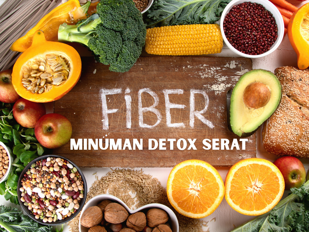 minuman detox serat