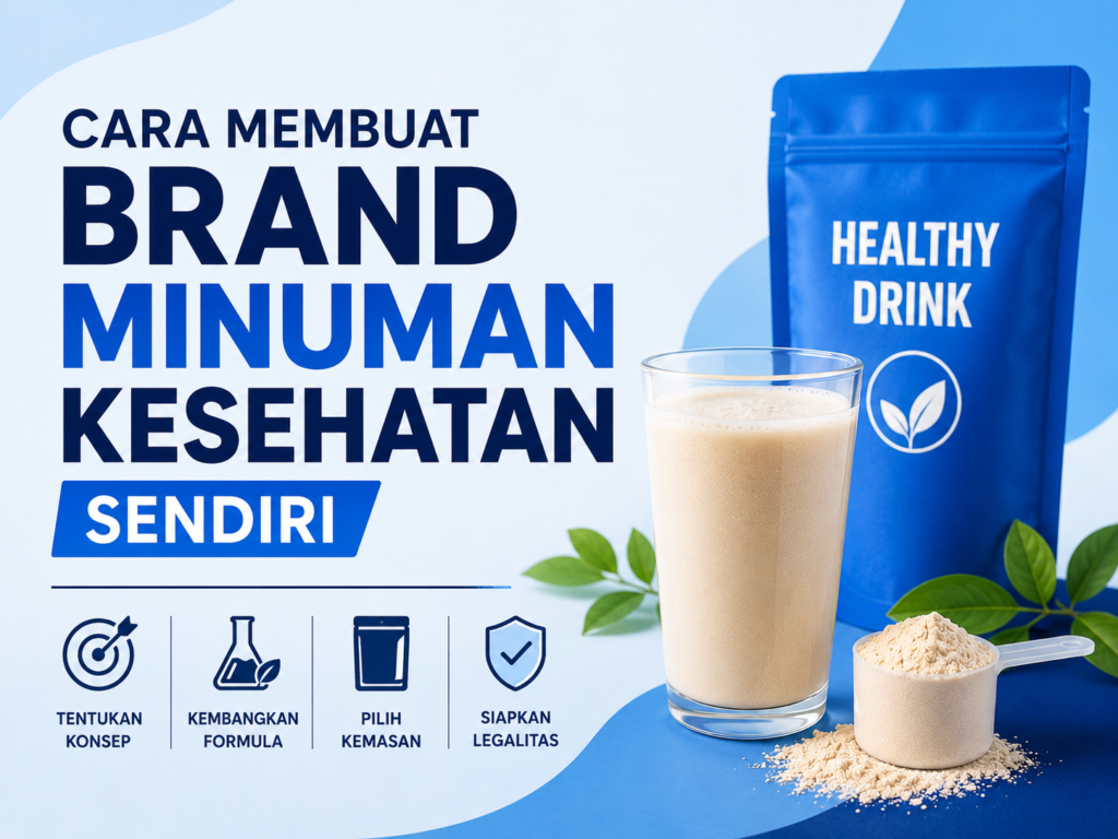 cara membuat brand minuman kesehatan sendiri