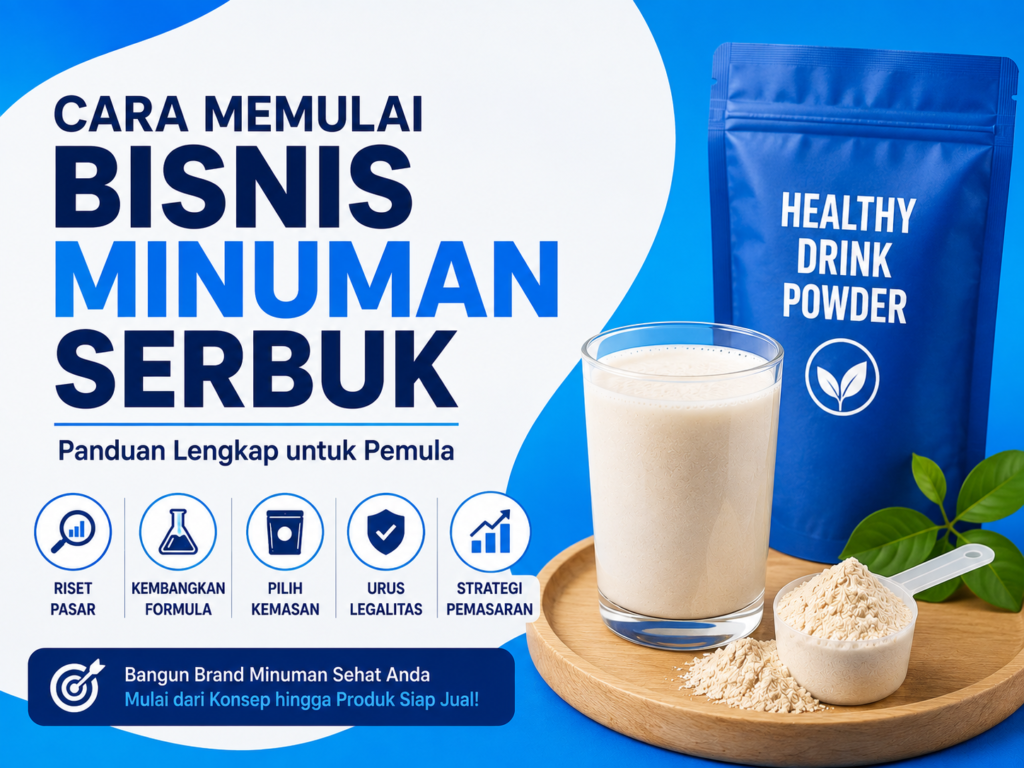 cara memulai bisnis minuman serbuk panduan untuk brand pemula