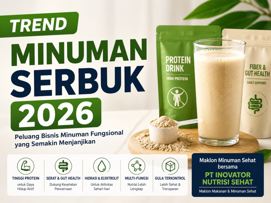 Trend Minuman Serbuk 2026: Peluang Bisnis Minuman Fungsional yang Semakin Menjanjikan trend minuman serbuk