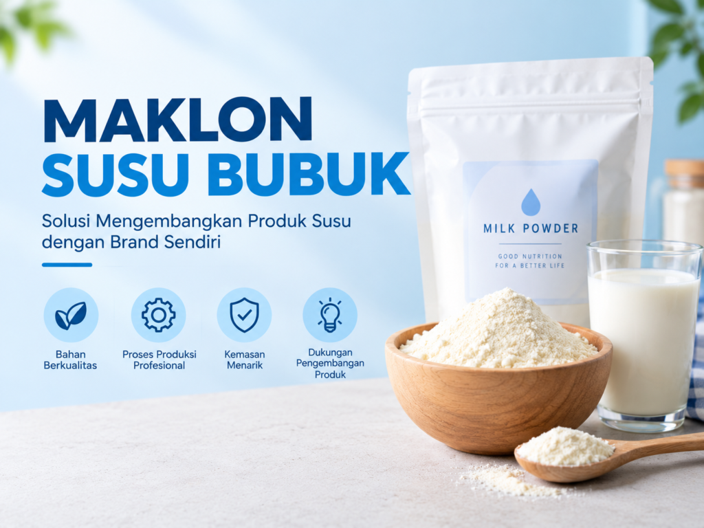 maklon susu bubuk modern